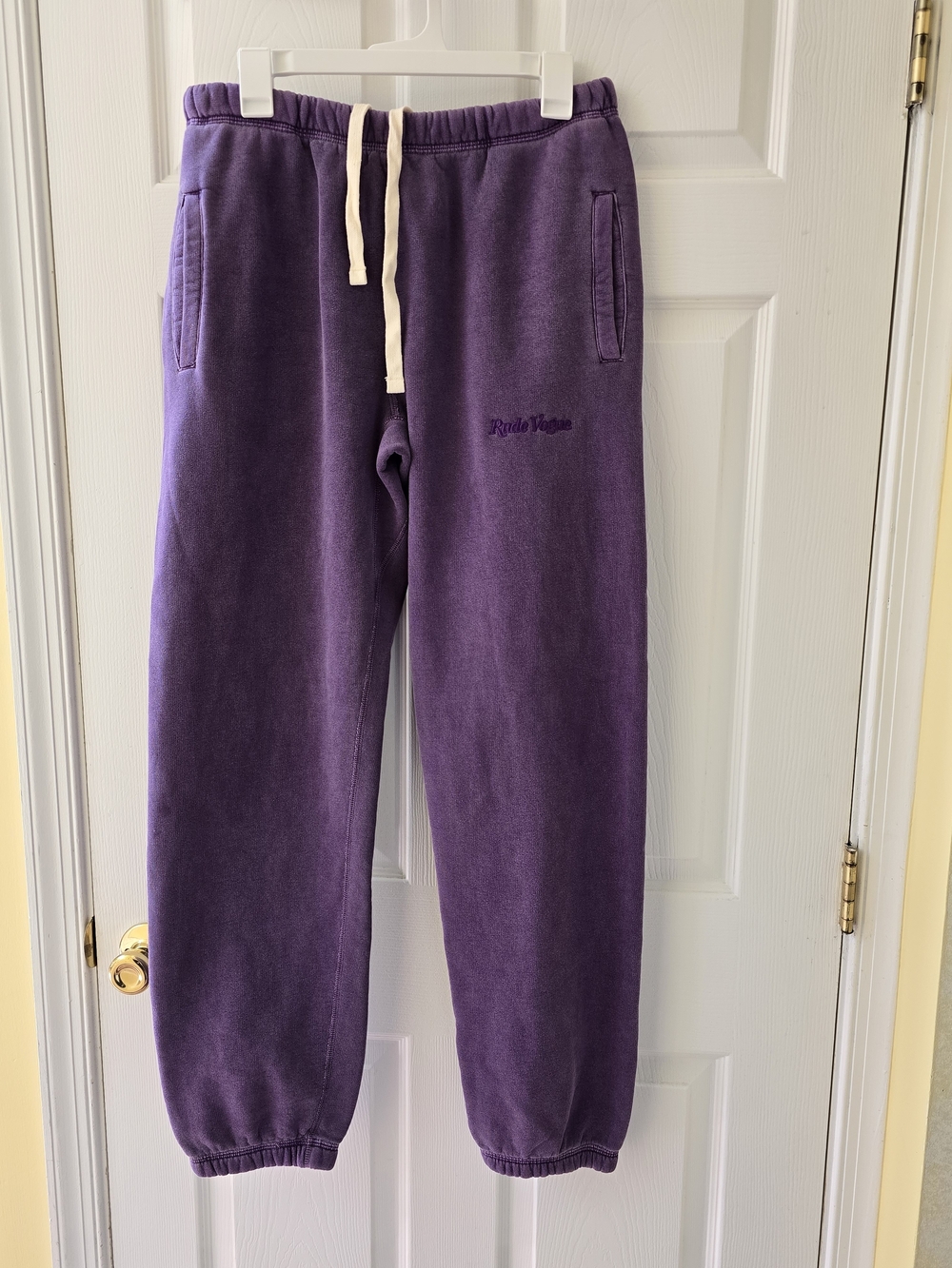 NWT Rude Vogue Jogger Sweatpants - Purple - Medium